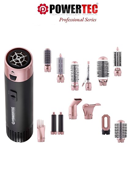 Powertec TR-6666 13'ü 1 Arada Saç Şekillendirici Set –Fön Makinesi