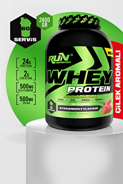 Run Nutrition Whey Protein - 2.4 Kg - Çikolata Aromalı - 60 Servis
