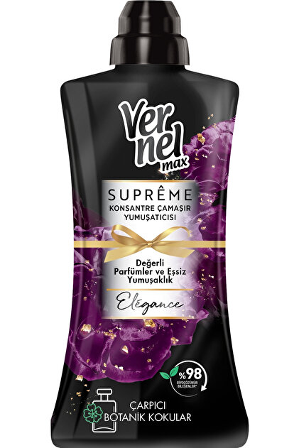 Vernel Max Konsantre Çamaşır Yumuşatıcısı 1200ml (50 YIKAMA