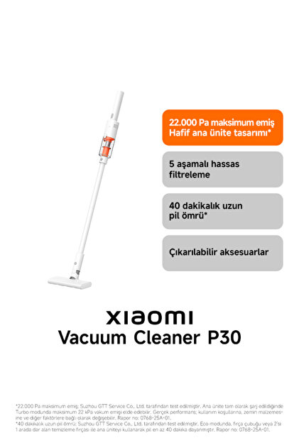 Xiaomi Vacuum Cleaner P30 - Fiyatı, Yorumları