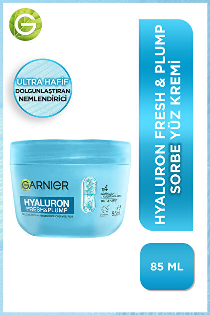 Hyaluron Fresh & Plump Dolgunlaştıran Nemlendirici Sorbe Yüz Kremi 85 ML, Vegan & Cruelty Free