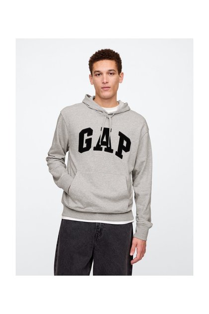 Férfi szürke V-frch Ft Heritage Logo Po pulóver 868453008-Grey
