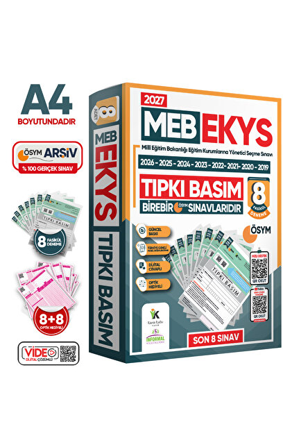 İnformal Yayınları 2027 MEB EKYS ÖSYM Çıkmış Soru Tıpkı Basım