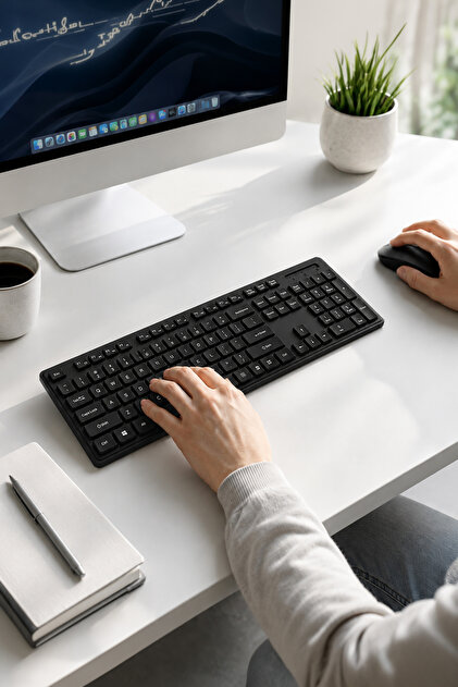 Torima Kablosuz Q Klavye Mouse Seti TMK02 Siyah - Fiyatı, Yorumları