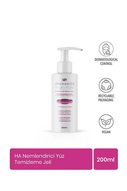 フェイスジェル・ゲル 3H BEAUTY GEL Hydrogen Ion Night Serum Jeuvenile Yüz Temizleme Jeli – Hyalüronik Asit & Panthenol ile