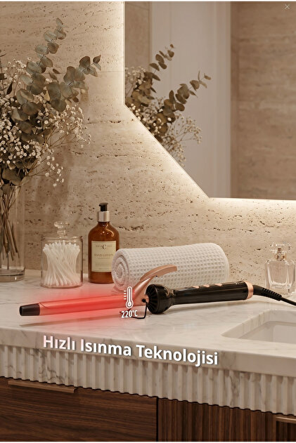 Yui Kb306 Seramik Plaka Afro Dalga 13mm Saç Şekillendirici Maşa