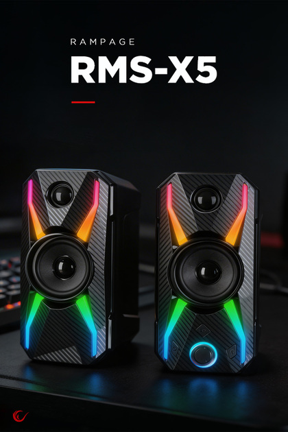 Rampage Rms-x5 2.0 Siyah Multimedia Gaming Usb Speaker - Fiyatı