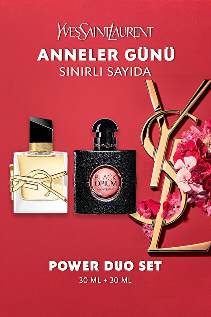 Yves Saint Laurent Libre & Black Opium EDP 30 ml Kadın Parfüm Seti