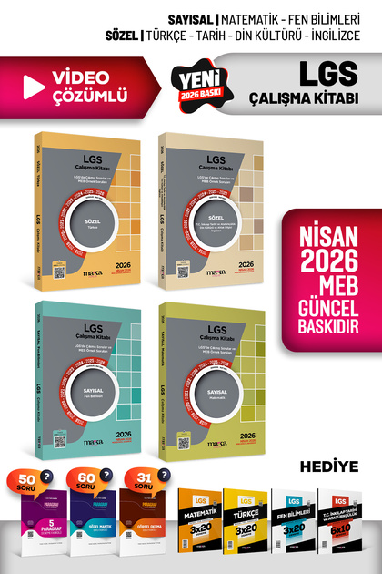 Marka Yayınları 2026 Nisan Güncel 8. Sınıf LGS Çıkmış Sorular ve