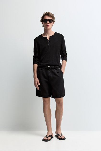 Pánské chino bermudy slim fit