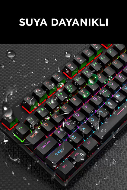 Torima Oyuncu Klavyesi Rgb Işıklı Mekanik Blue Switch Kablolu