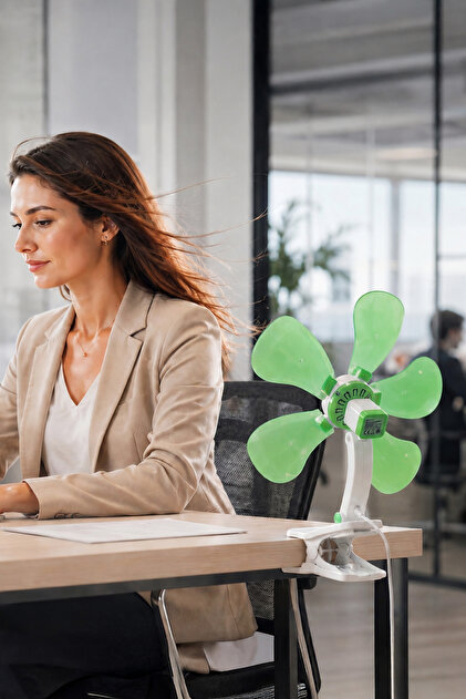 Kiwi KFAN-7611 Klipsli Fan - Masa Üstü Vantilatör | 32 cm & 180