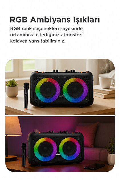Torima Bluetooth Hoparlör Mikrofonlu USB TF FM Destekli BTS-1709