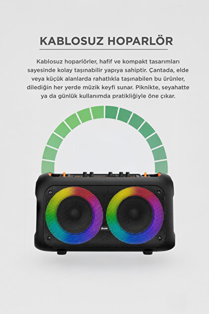 Torima Bluetooth Hoparlör Mikrofonlu USB TF FM Destekli BTS-1709