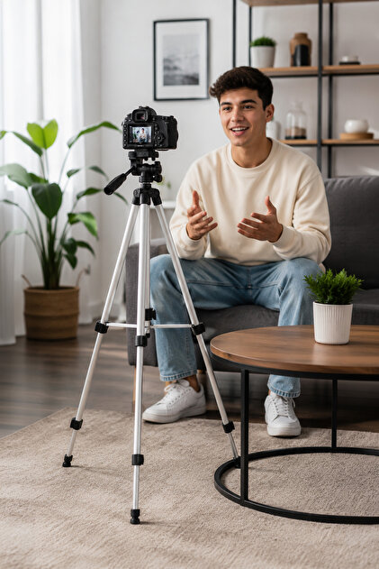 Torima Tripod Profesyonel Su Terazili 102 CM Telefon Tutucu 3120A