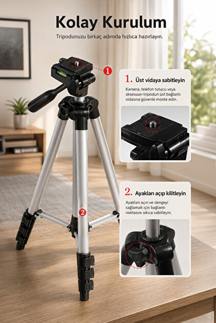 T!iyo©️ TY-Pro120w【正規3年保証】 Torima Tripod Profesyonel Su Terazili 102 CM Telefon Tutucu 3120A