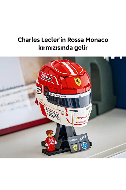 LEGO ® Editions Scuderia Ferrari HP Charles Leclerc Kaskı 43014