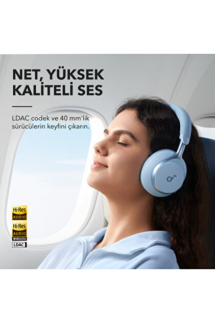 Anker Soundcore Space One Kulak Üstü Bluetooth Kulaklık, Aktif