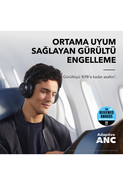 Anker Soundcore Space One Kulak Üstü Bluetooth Kulaklık, Aktif