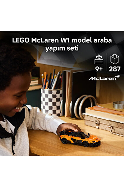 LEGO ® Speed Champions McLaren W1 Gerçek Süper Araba 77257 - 9+