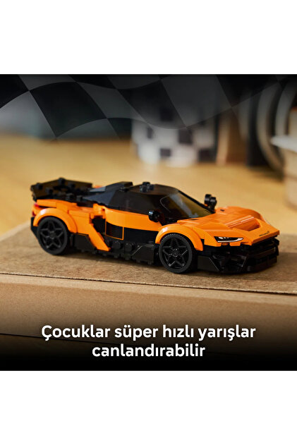 LEGO ® Speed Champions McLaren W1 Gerçek Süper Araba 77257 - 9+