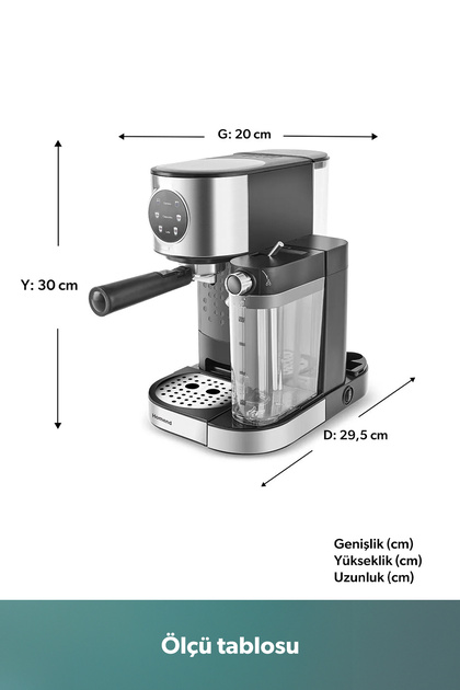 HOMEND Coffeebreak 5015H Süt Köpürtücülü Otomatik Espresso