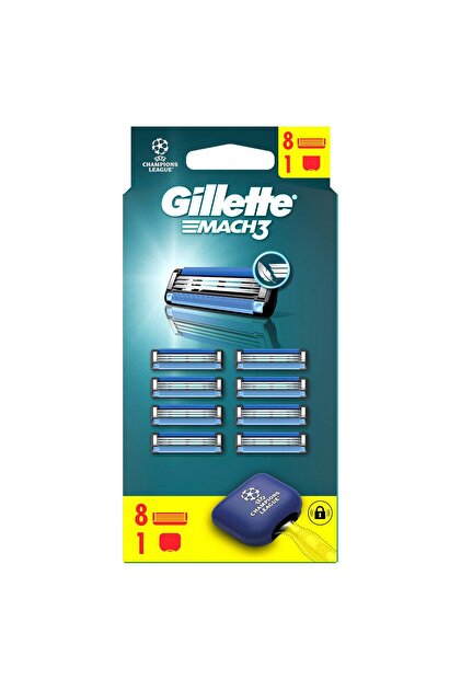 Gillette Mach3 Avantajlı Yedek Tıraş Bıçağı 8'li - Fiyatı, Yorumları