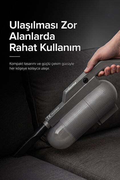 FANTOM Pratıc-Xl P 1300 Toz Torbasız Dikey Süpürge Antrasit