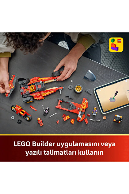 LEGO ® NINJAGO® X-1 Ninja Turbo Otomobil 15. Yıl Dönümü 71867 - 14