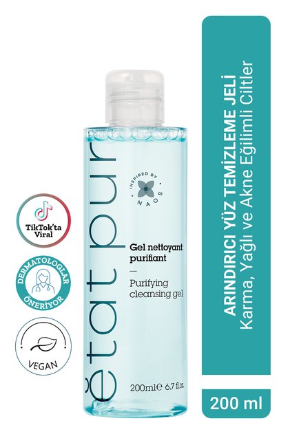 Purifying Cleansing Gel Karma Yağlı ve Akneye Eğilimli Ciltler Arındırıcı Temizleme Jeli 200 ml