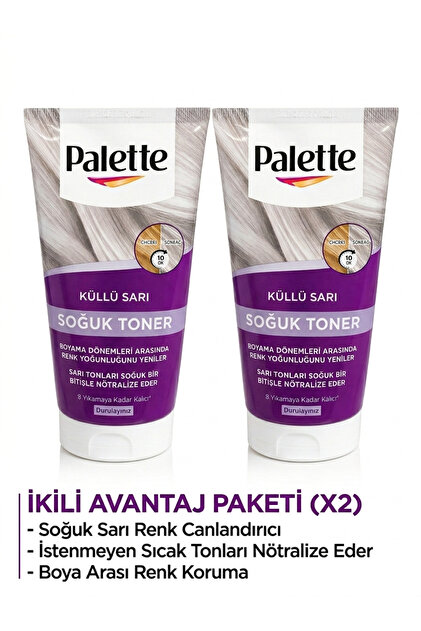 Soğuk Sarı Toner X 2 Adet