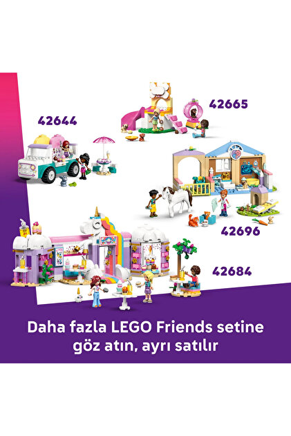 LEGO ® Friends Tek Boynuzlu At Pasta Dağıtım Arabası 42675 – 4+