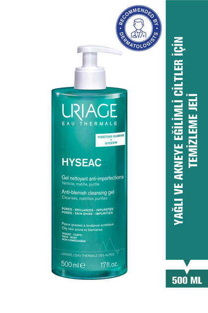 HYSEAC Akneye Eğilimli, Karma ve Yağlı Ciltler için Arındırıcı Yüz Temizleme Jeli 500 ml