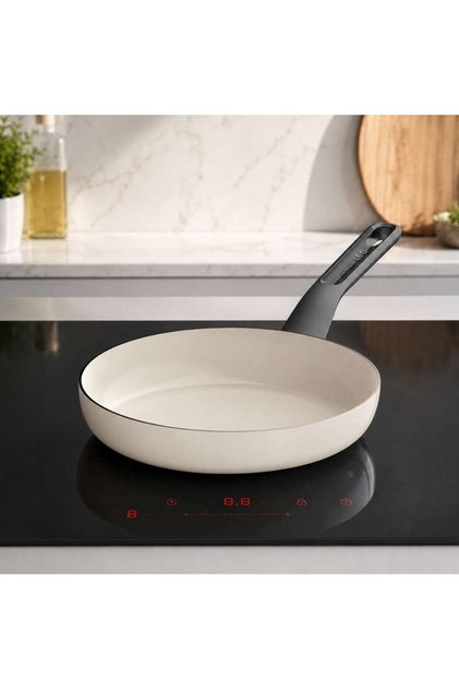 Berghoff Glints Fry Pan Dia24cm - Cream