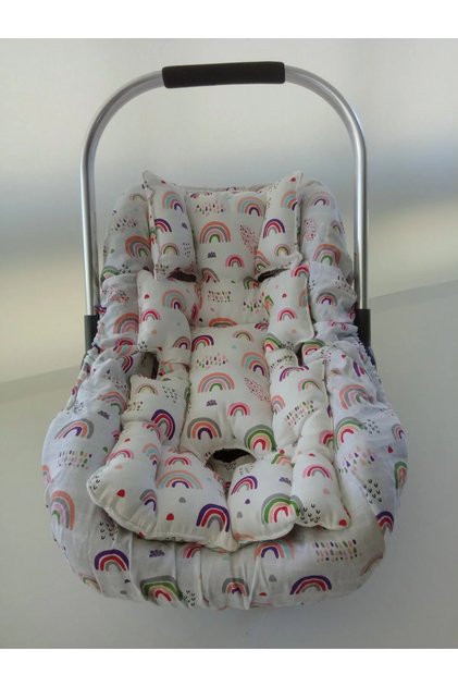 100% Cotton Muslin Stroller Cushion 1 Piece (Stroller Sheet Not Included)