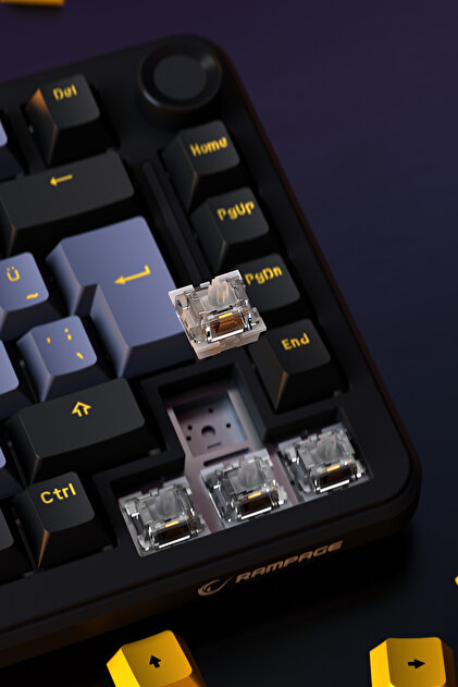 Rampage Yamikage Kablosuz RGB Gaming Oyuncu Mekanik Klavyesi
