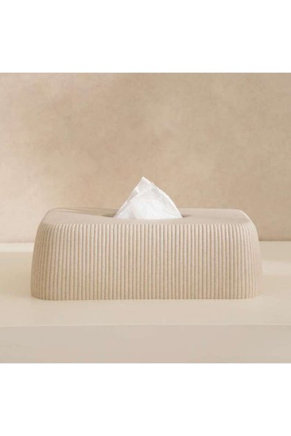 Siesta Tissue Box Cover 29.5x9.5x17.5cm - Beige