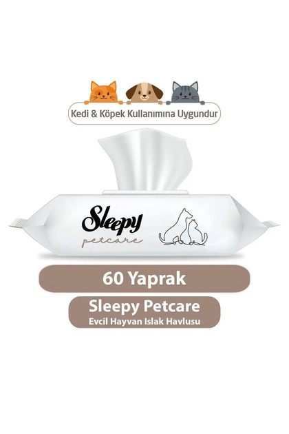 Petcare Evcil Hayvan Islak Havlusu 60 Yaprak