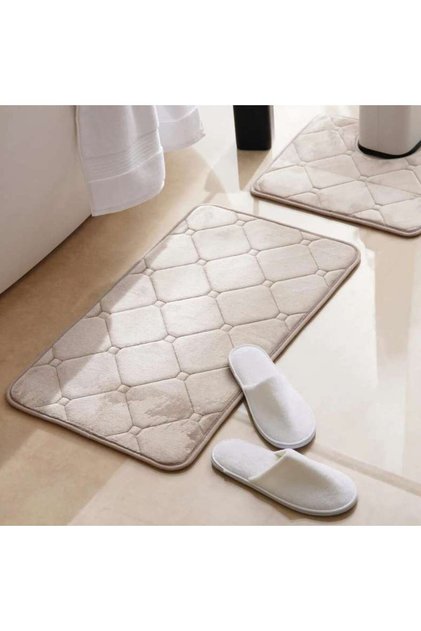 Yael S/2 Bath Mat With U-cut Brown