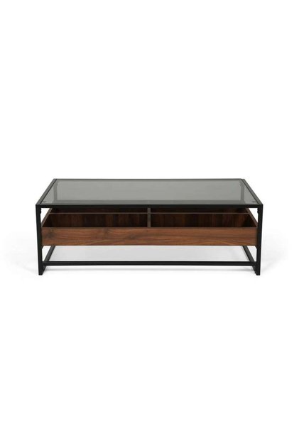 Awani Coffee Table With Storage - Black Brown