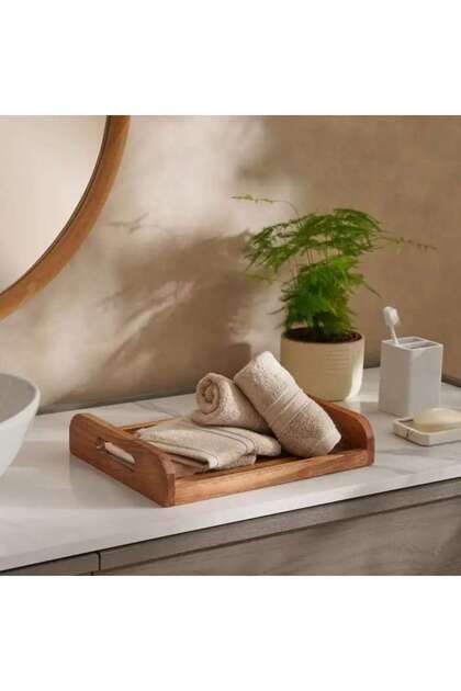Hydrocotton Luxury 700 gsm 4pk Fingertip Towel 30x30 cm-Beige