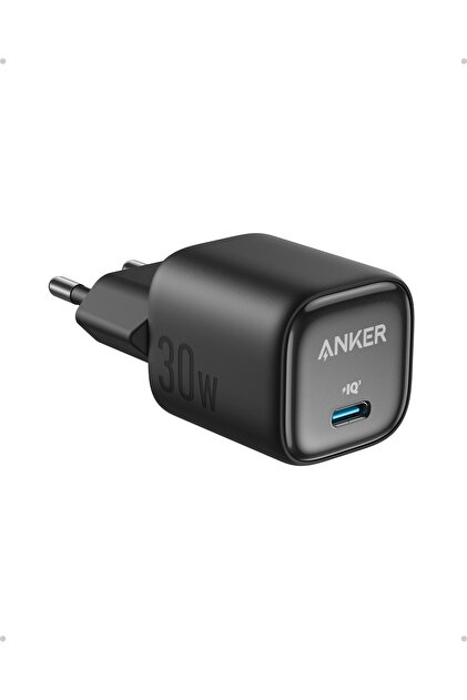 Apple iPhone 13 ブラック Anker 30W充電器付き Anker Zolo 30W Kompakt, USB-C GaN Şarj Cihazı, Siyah – A2698