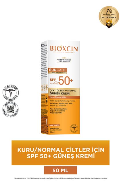 Sun Care Sunscreen for Dry/normal Skin Spf 50+ 50 Ml