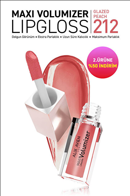 Alix Avien Maxivolumizer Lipgloss 213 - Mirrored Pink - Kalıcı ve