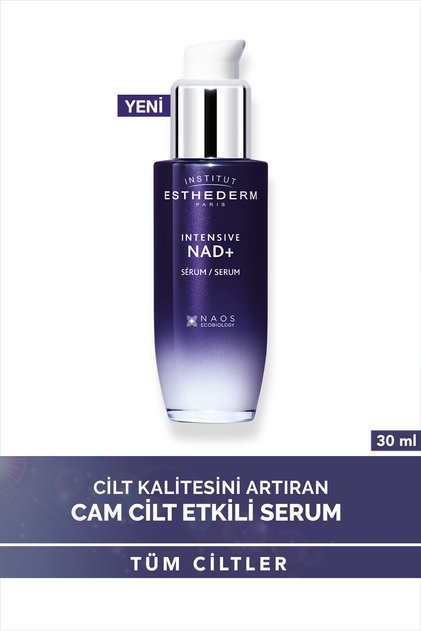 Intensive NAD+ Niacinamide İçeren Leke Karşıtı Cilt Kalitesi Yenileyici Cam Cilt Etkili Serum 30 ML