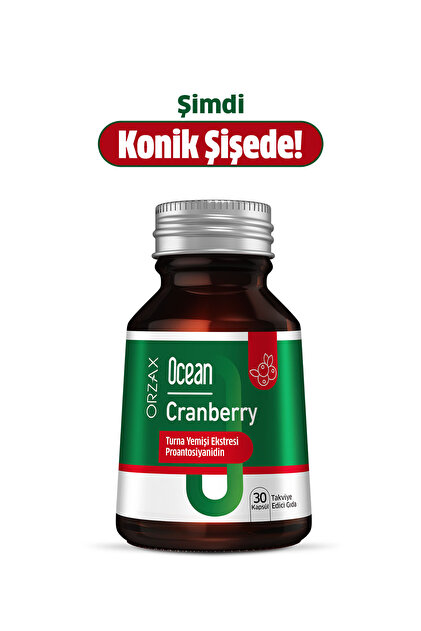 Cranberry - Turna Yemişi Ekstresi Proantosiyanidin (PAC) İçeren Takviye Edici Gıda- 30 Kapsül