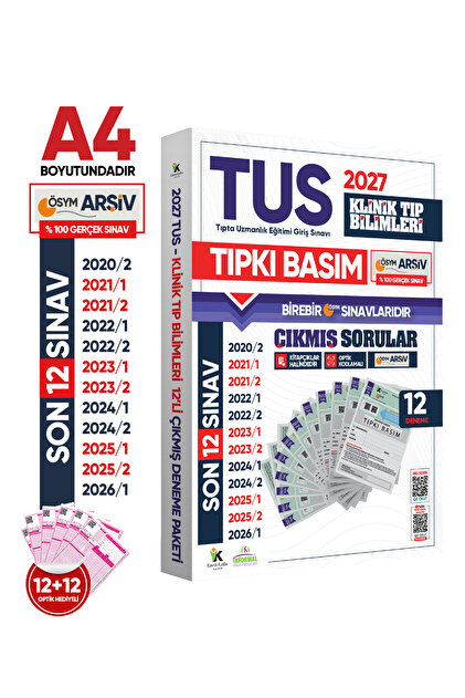 İnformal Yayınları 2027 TUS Klinik Tıp Bilimleri ÖSYM Çıkmış Soru