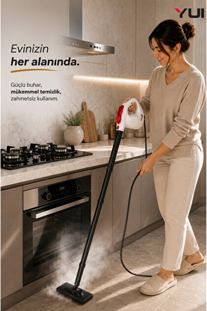 Yui NV6000 Max Çok Fonksiyonlu Dikey Buharlı Temizlik Makinesi