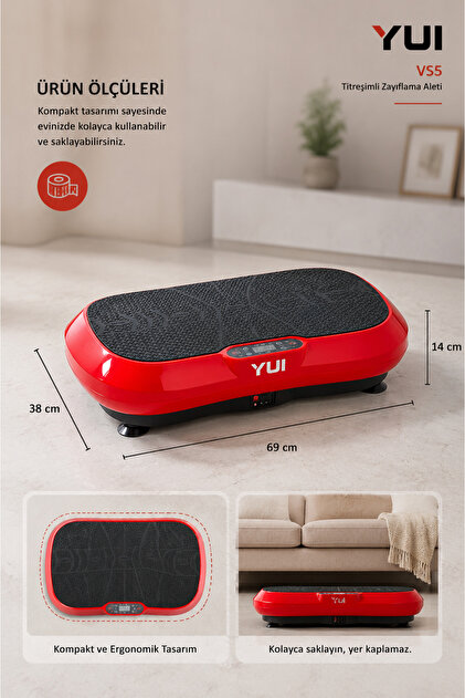 Yui Vs5 Max 2d Xxl Vibration Plate Hoparlör-kumandalı Yüksek