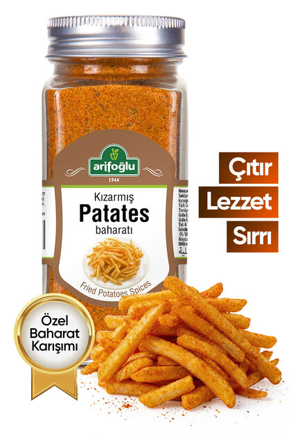 Kızarmış Patates Baharatı Cam Şişe 75gr